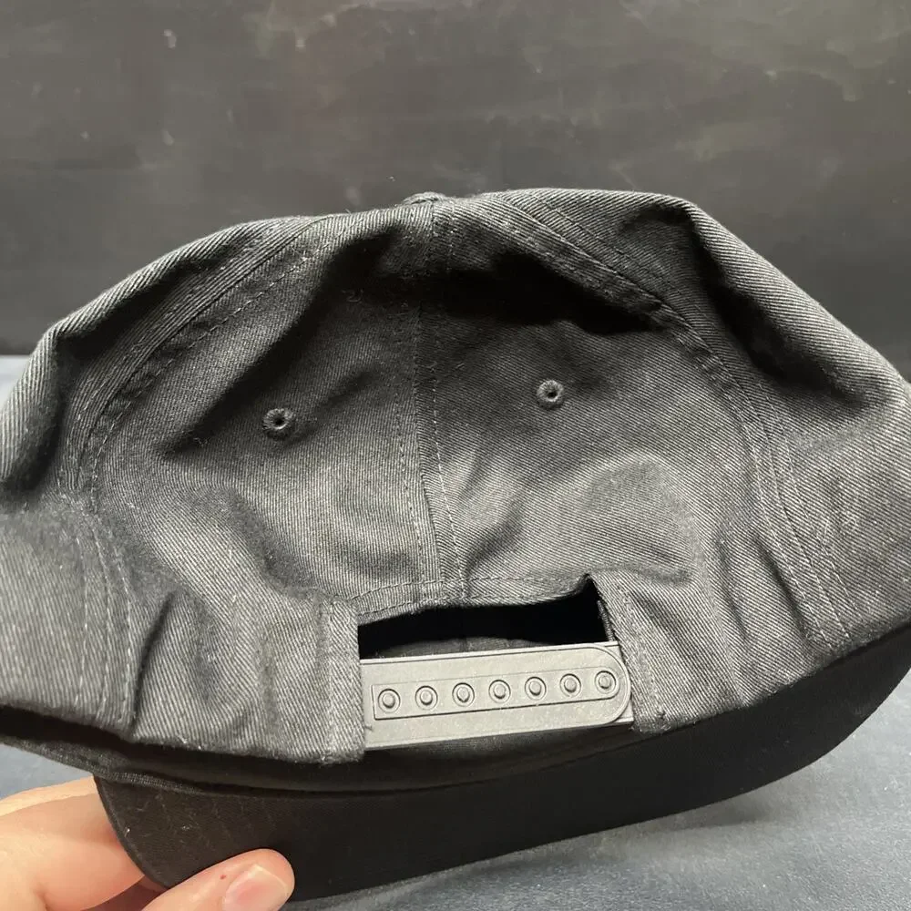 Brixton Manufacturing Company Black Workwear Baseball Hat With Patch Adjustable